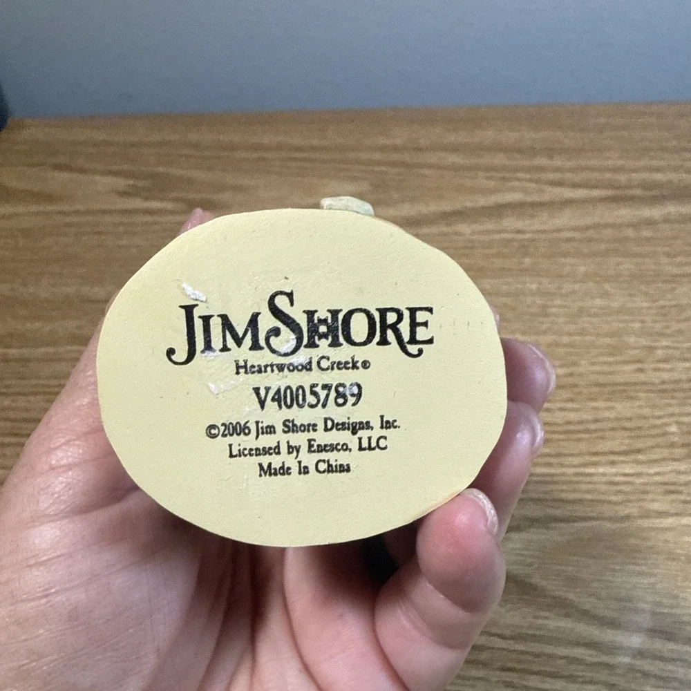 Jim Shore Heartwood Creek He Knows 2006 V4005789 Enesco Naughty‎ Nice